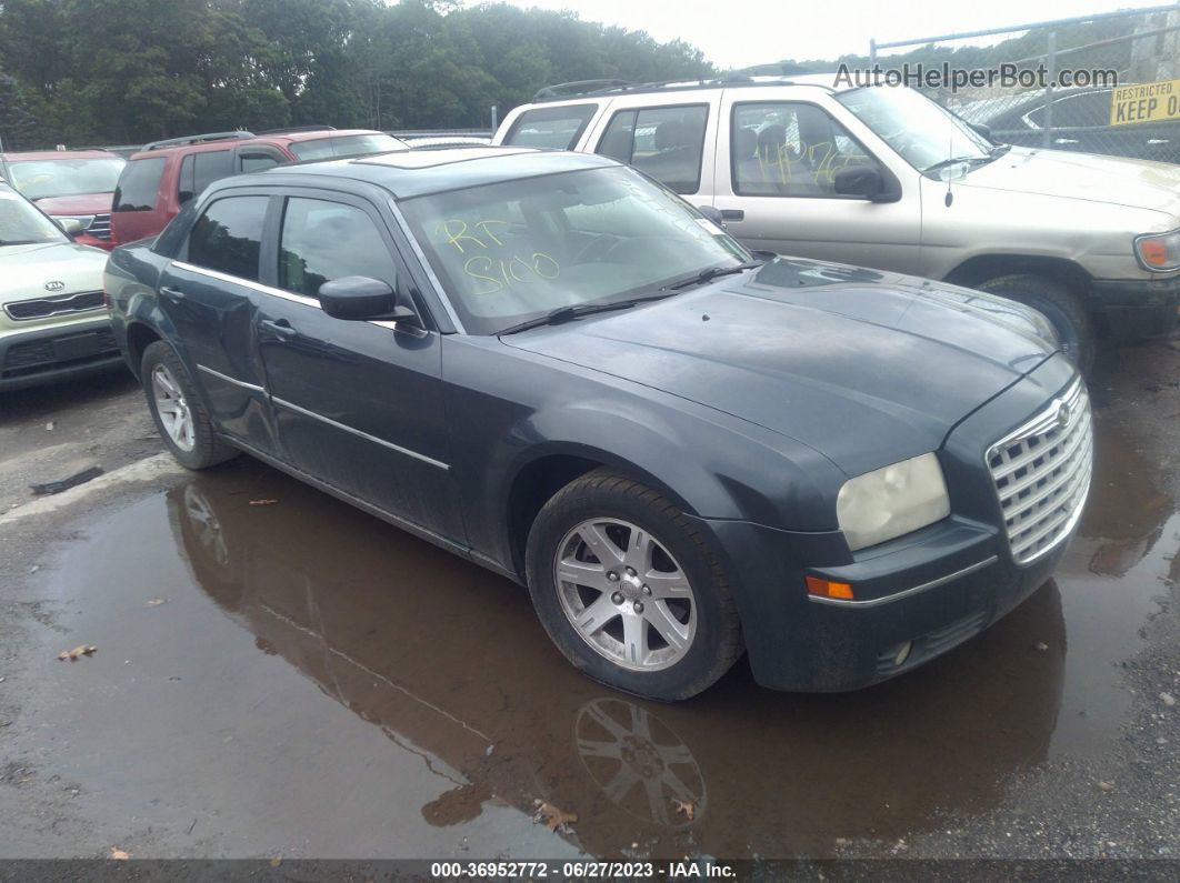 2007 Chrysler 300 Touring Синий vin: 2C3KA53G17H859426