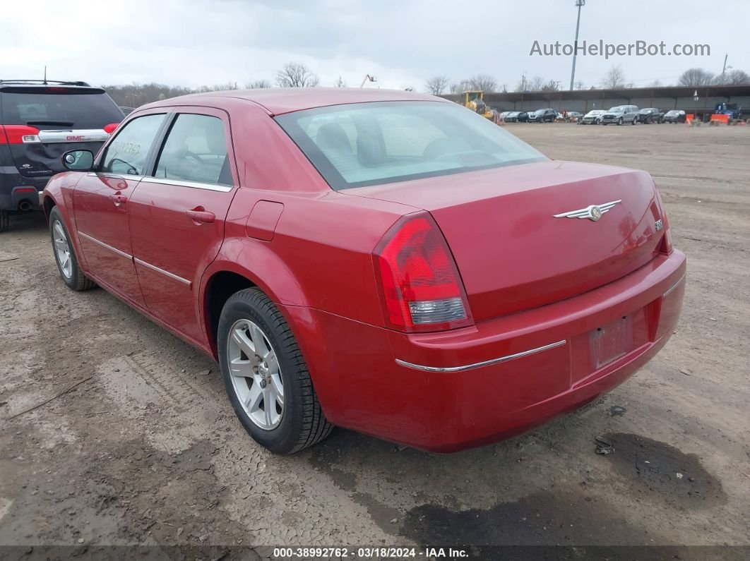 2007 Chrysler 300 Touring Red vin: 2C3KA53G27H630415