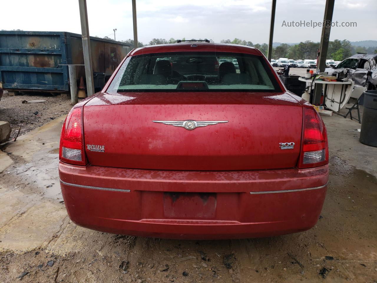 2007 Chrysler 300 Touring Red vin: 2C3KA53G27H694048