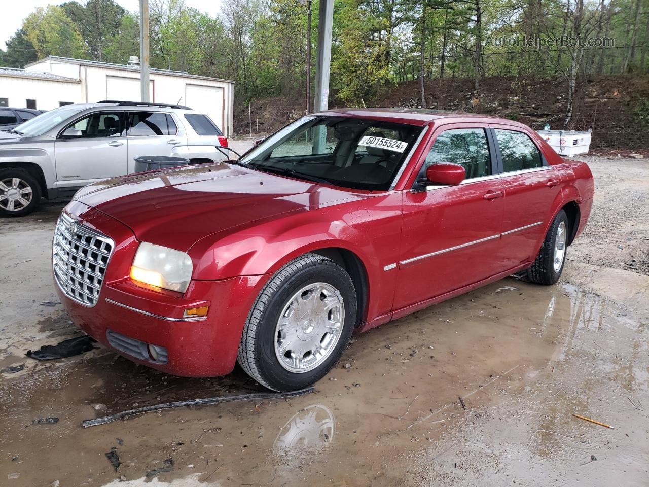 2007 Chrysler 300 Touring Red vin: 2C3KA53G27H694048