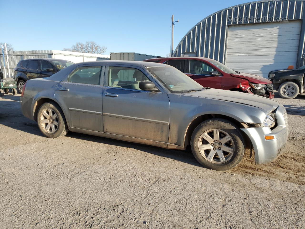 2007 Chrysler 300 Touring Silver vin: 2C3KA53G27H716128