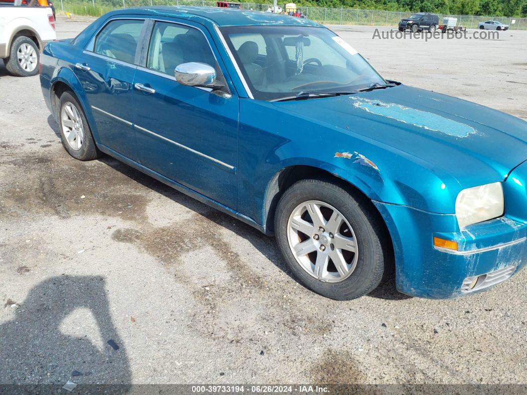 2007 Chrysler 300 Touring Blue vin: 2C3KA53G37H753219