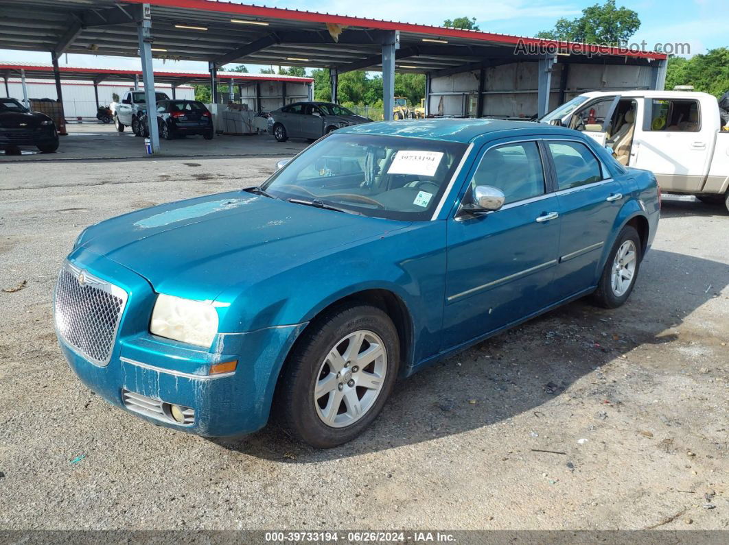 2007 Chrysler 300 Touring Blue vin: 2C3KA53G37H753219