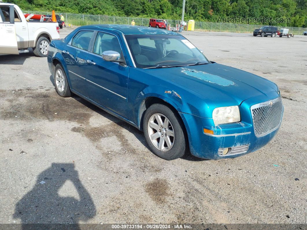 2007 Chrysler 300 Touring Blue vin: 2C3KA53G37H753219