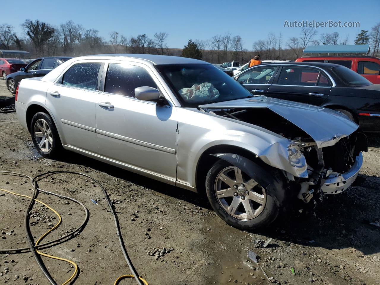 2007 Chrysler 300 Touring Серебряный vin: 2C3KA53G37H880360