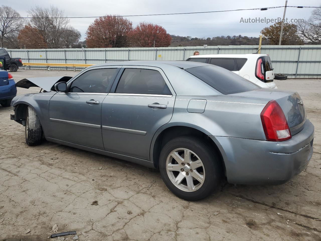 2007 Chrysler 300 Touring Gray vin: 2C3KA53G47H612594