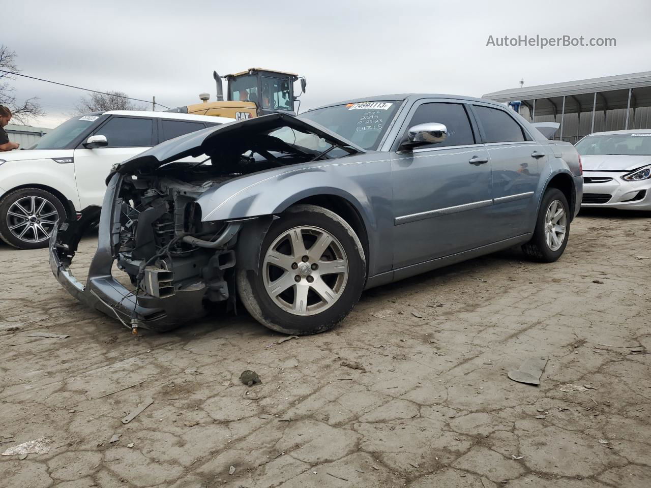 2007 Chrysler 300 Touring Gray vin: 2C3KA53G47H612594