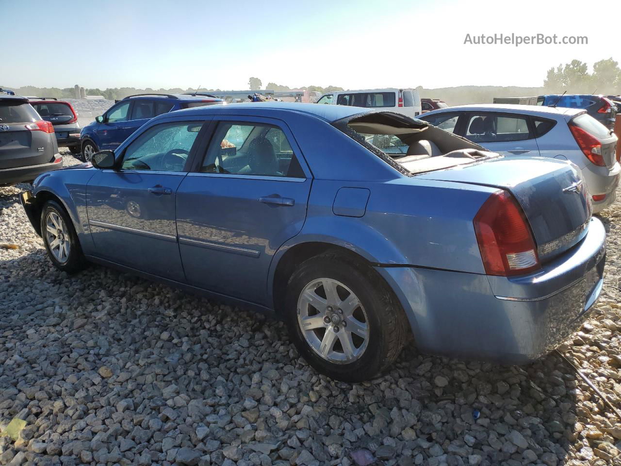 2007 Chrysler 300 Touring Blue vin: 2C3KA53G47H676067