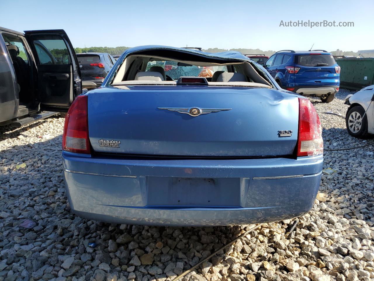 2007 Chrysler 300 Touring Blue vin: 2C3KA53G47H676067