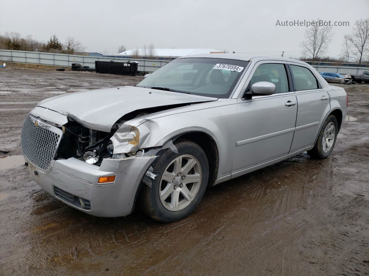 2007 Chrysler 300 Touring Silver vin: 2C3KA53G57H682346