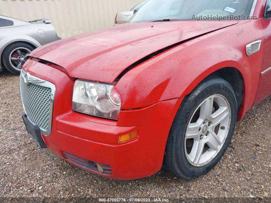 2007 Chrysler 300 Touring Red vin: 2C3KA53G57H752640