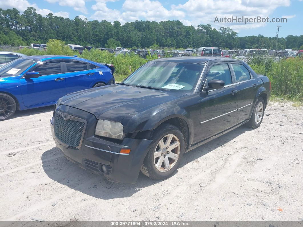 2007 Chrysler 300 Touring Black vin: 2C3KA53G77H630166