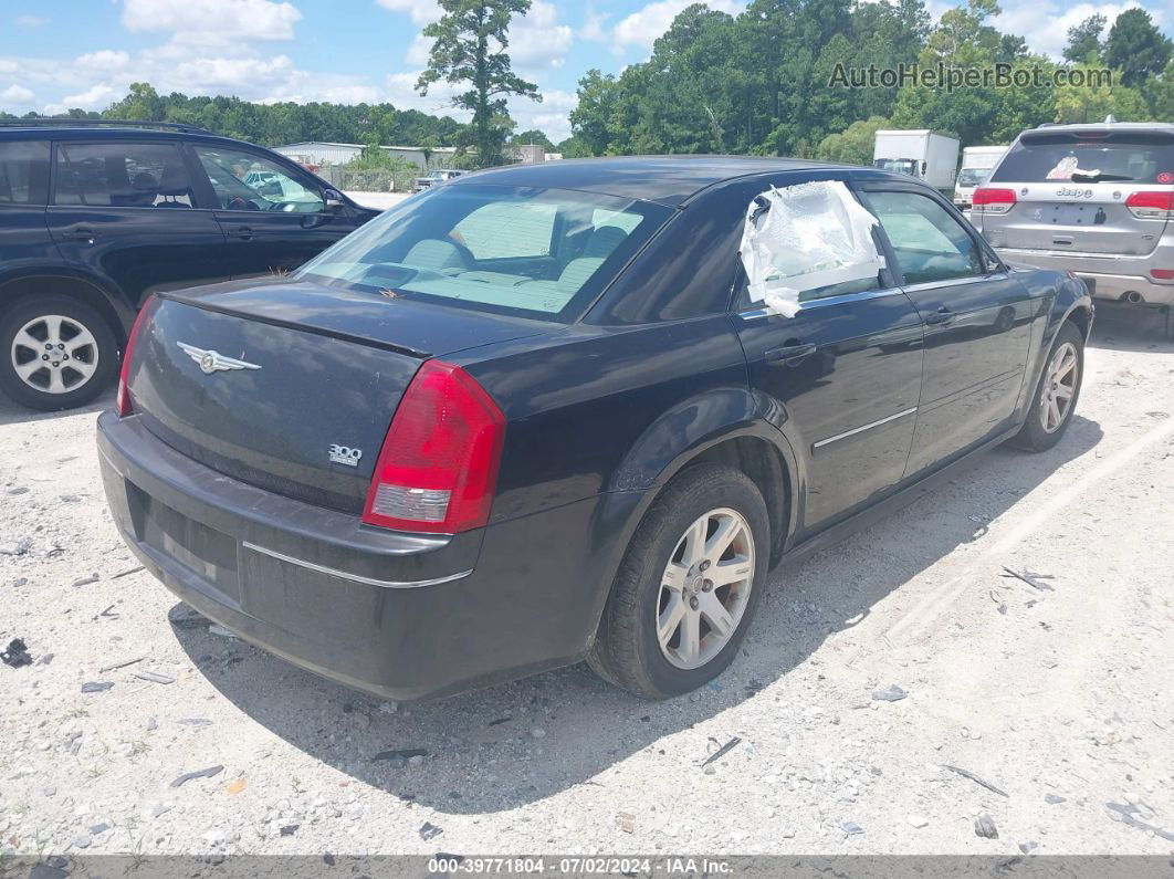 2007 Chrysler 300 Touring Black vin: 2C3KA53G77H630166