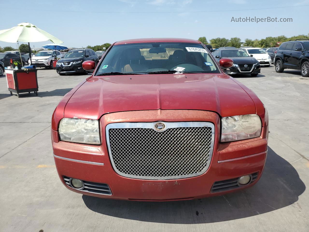 2007 Chrysler 300 Touring Red vin: 2C3KA53G77H776132