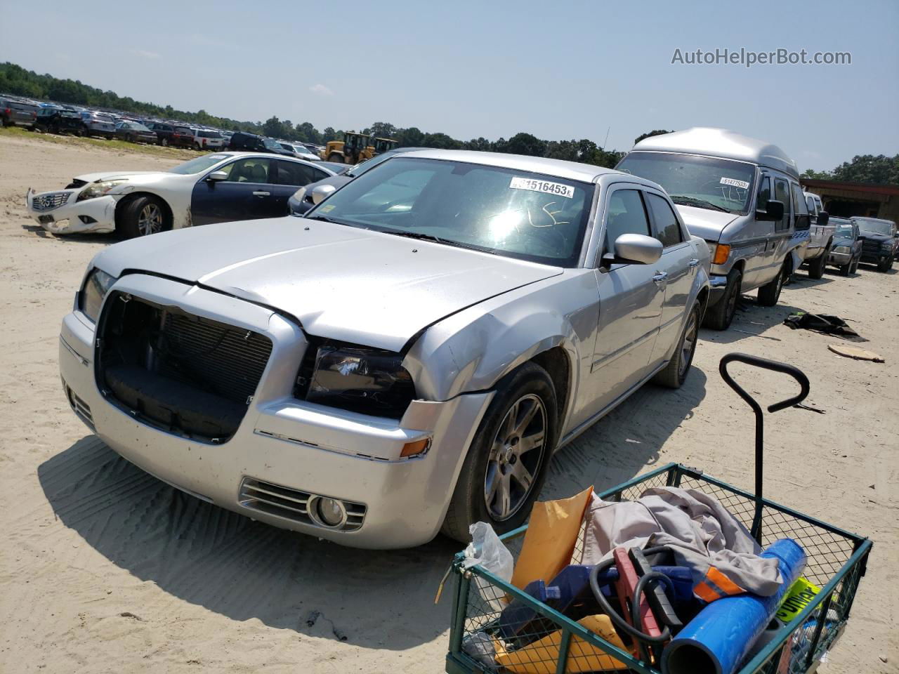 2007 Chrysler 300 Touring Silver vin: 2C3KA53G77H799569