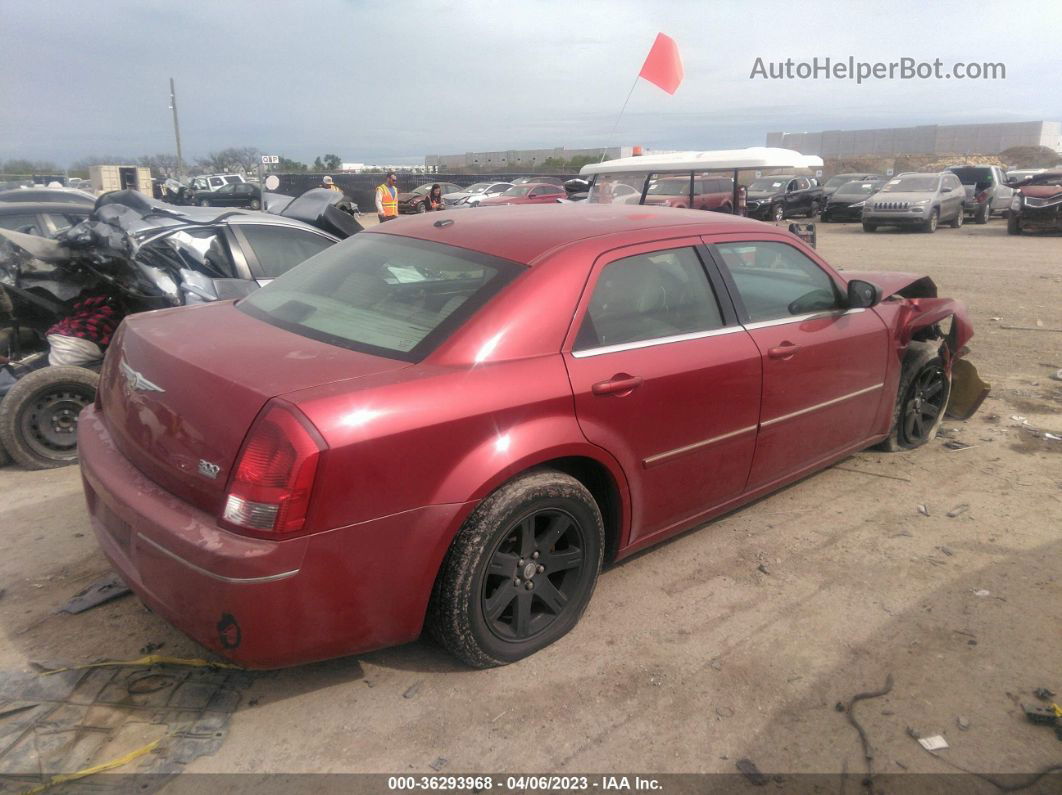 2007 Chrysler 300 Touring Maroon vin: 2C3KA53G77H858880