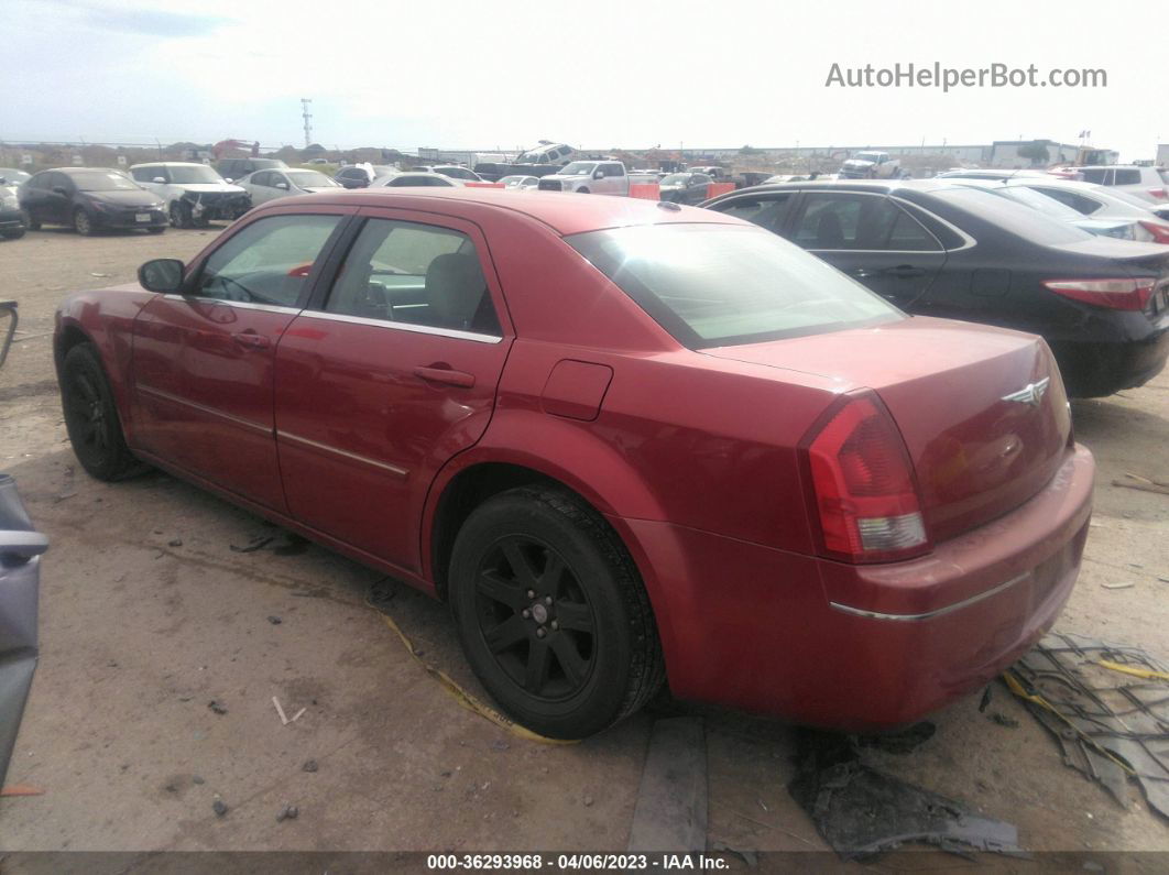 2007 Chrysler 300 Touring Maroon vin: 2C3KA53G77H858880