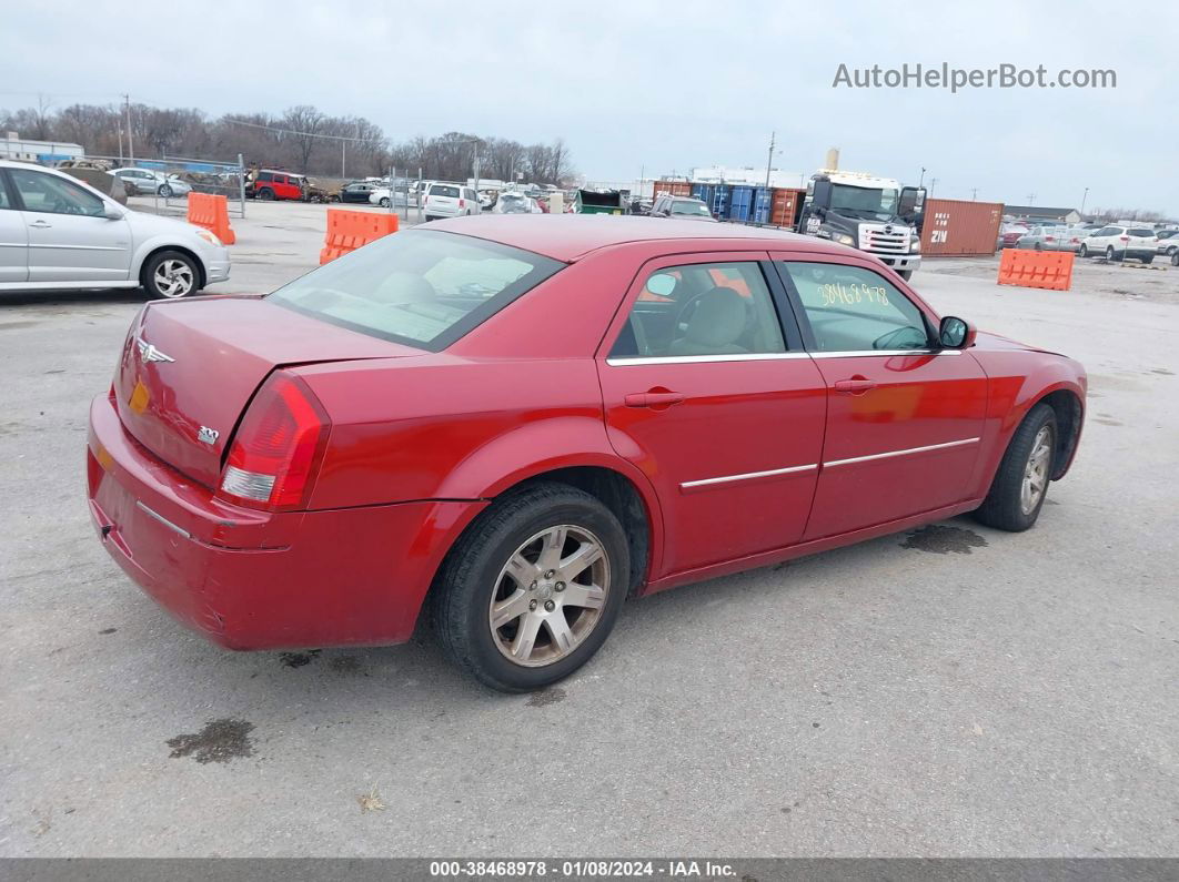 2007 Chrysler 300 Touring Красный vin: 2C3KA53G97H743343