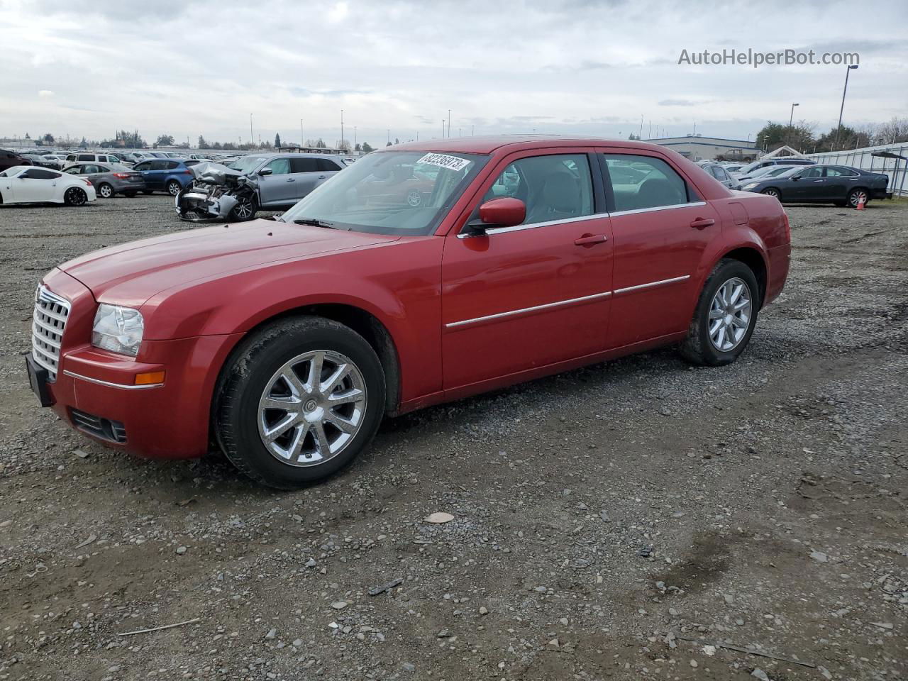 2007 Chrysler 300 Touring Красный vin: 2C3KA53G97H873610