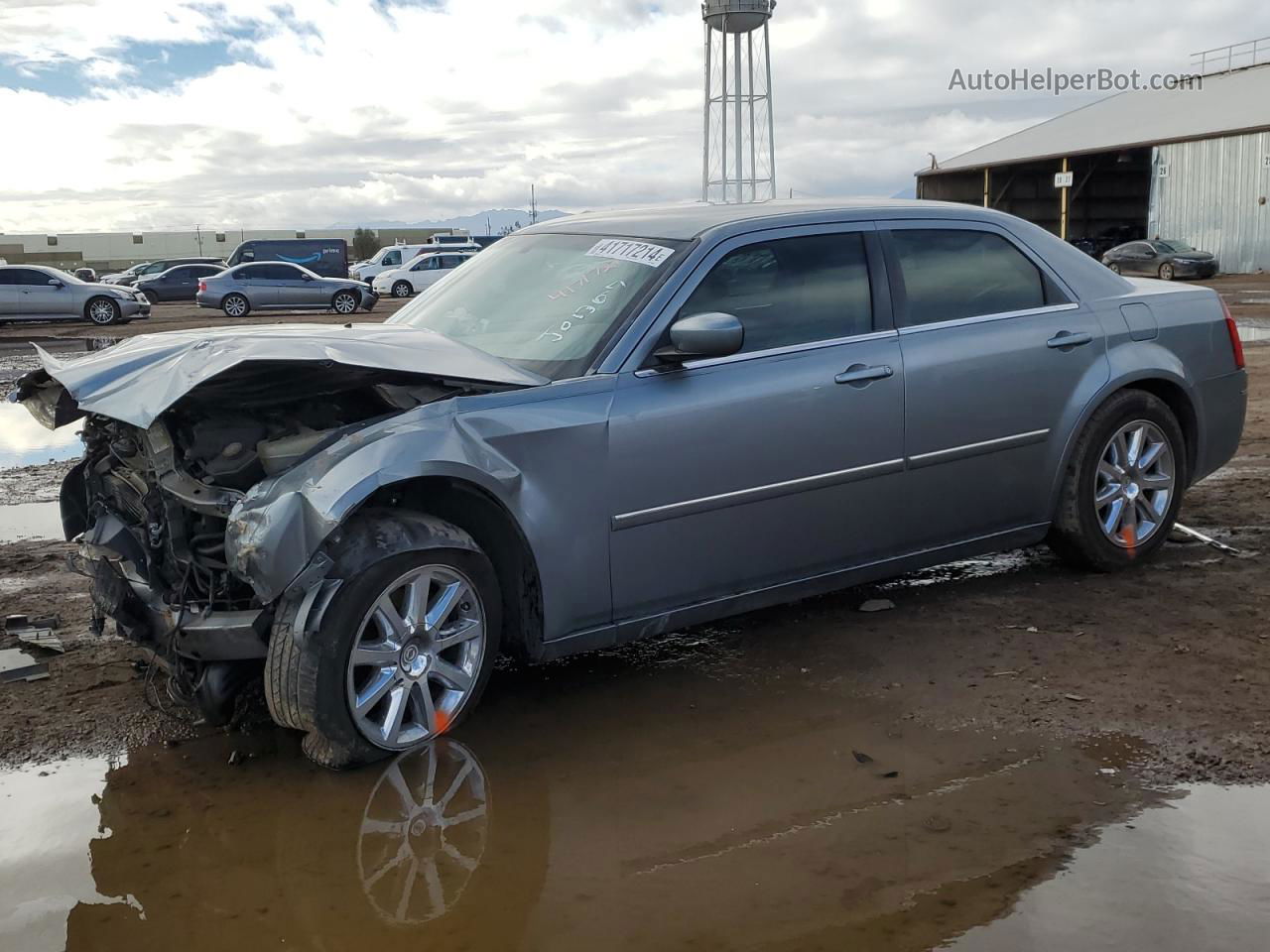 2007 Chrysler 300 Touring Blue vin: 2C3KA53GX7H633806