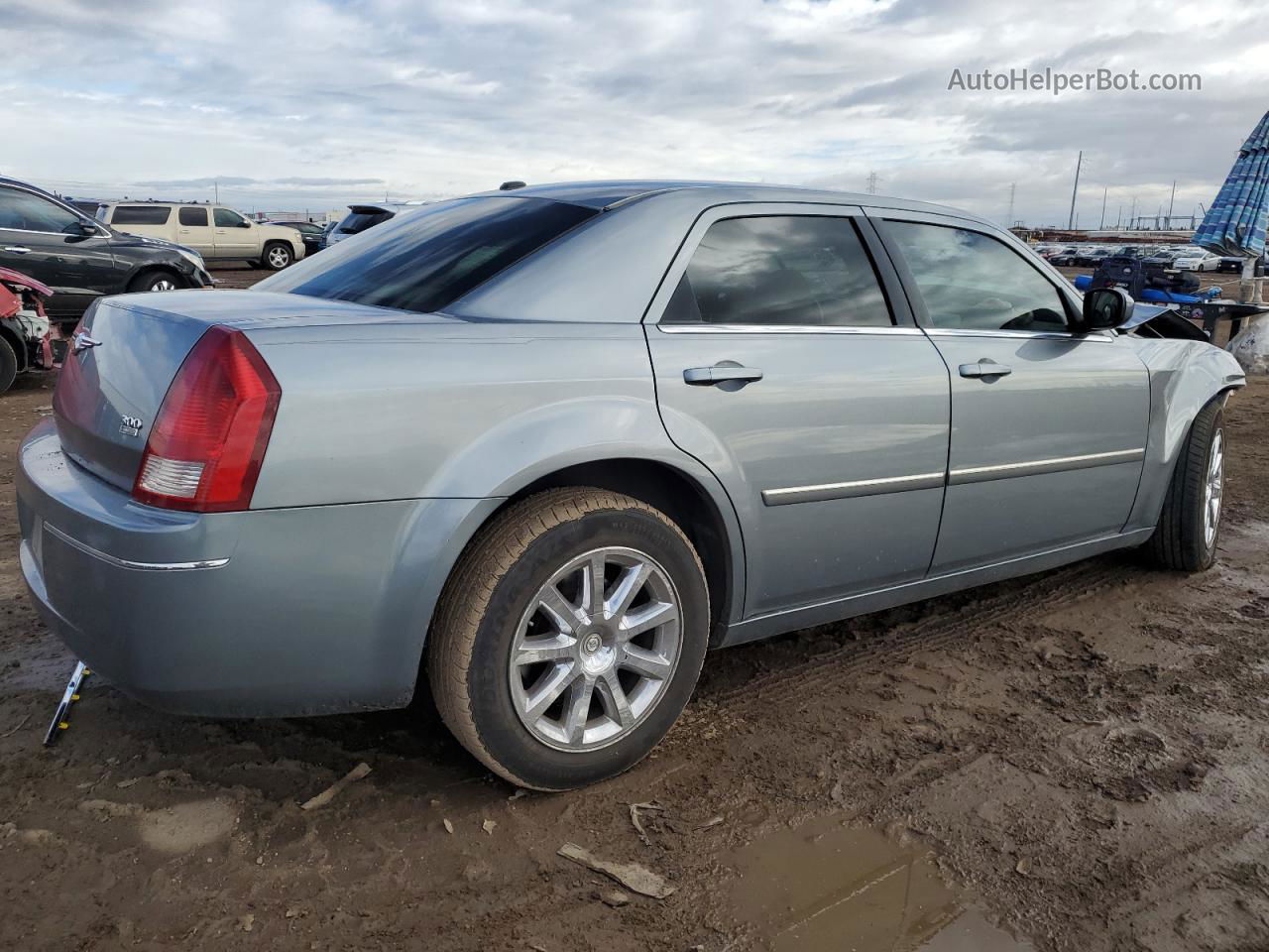 2007 Chrysler 300 Touring Blue vin: 2C3KA53GX7H633806