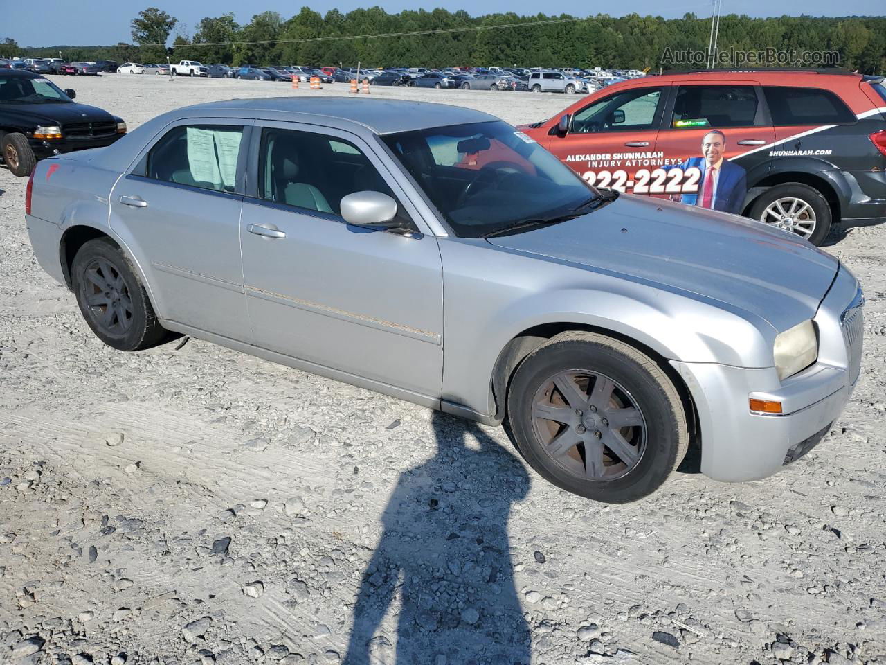 2007 Chrysler 300 Touring Silver vin: 2C3KA53GX7H835464