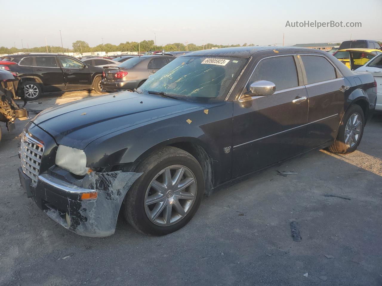 2007 Chrysler 300c  Burgundy vin: 2C3KA63H17H786685