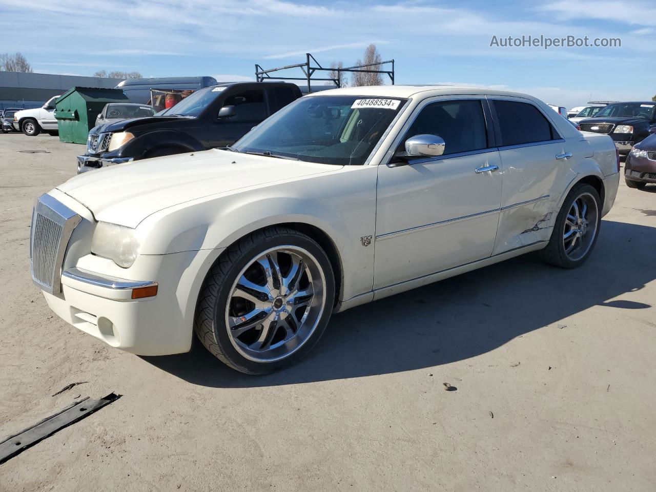 2007 Chrysler 300c  White vin: 2C3KA63H17H874605