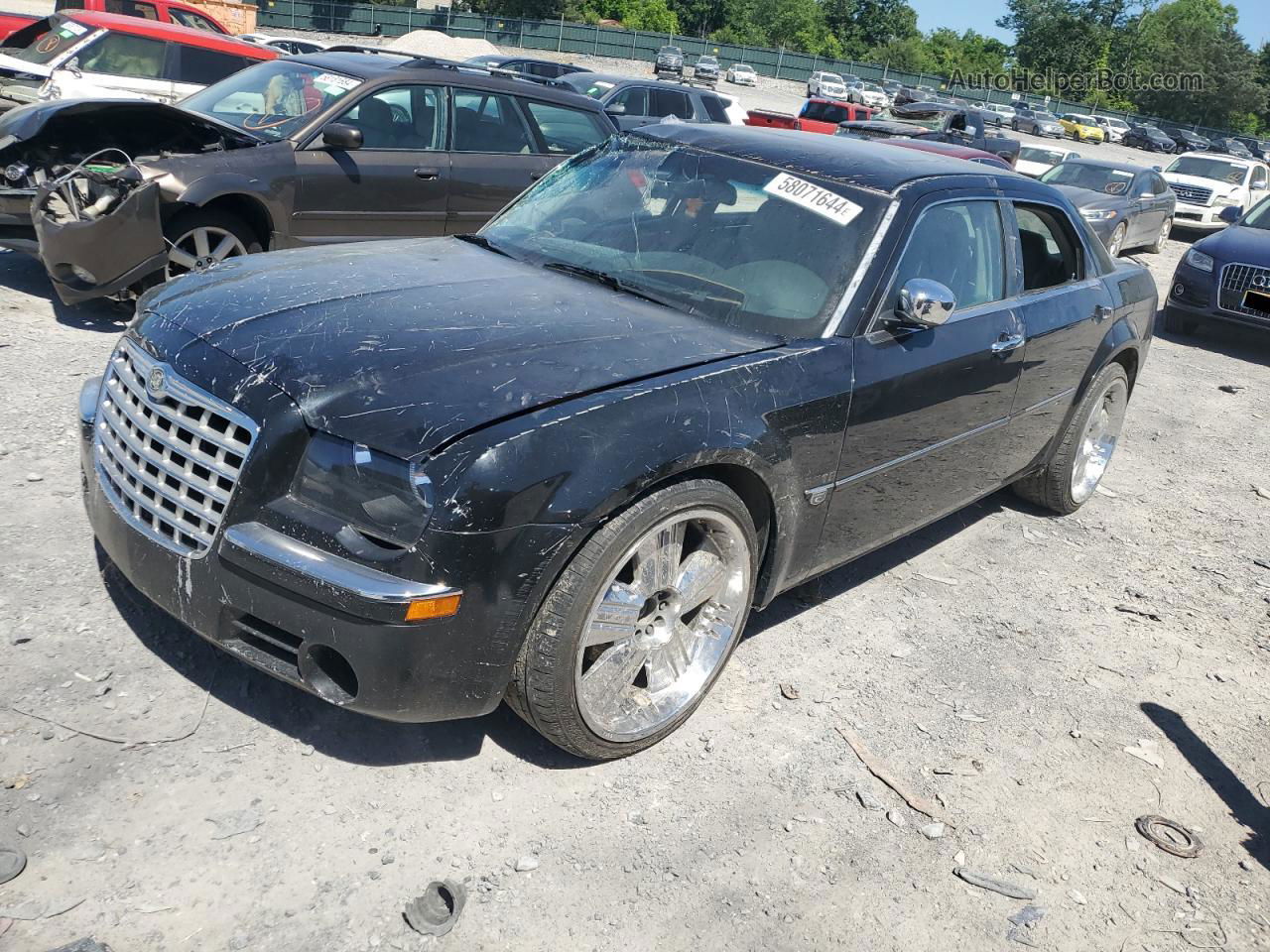 2007 Chrysler 300c  Black vin: 2C3KA63H27H651649