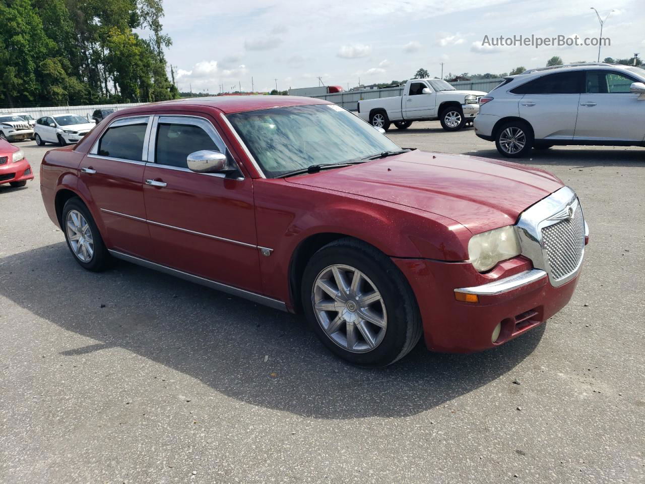 2007 Chrysler 300c  Red vin: 2C3KA63H27H684859