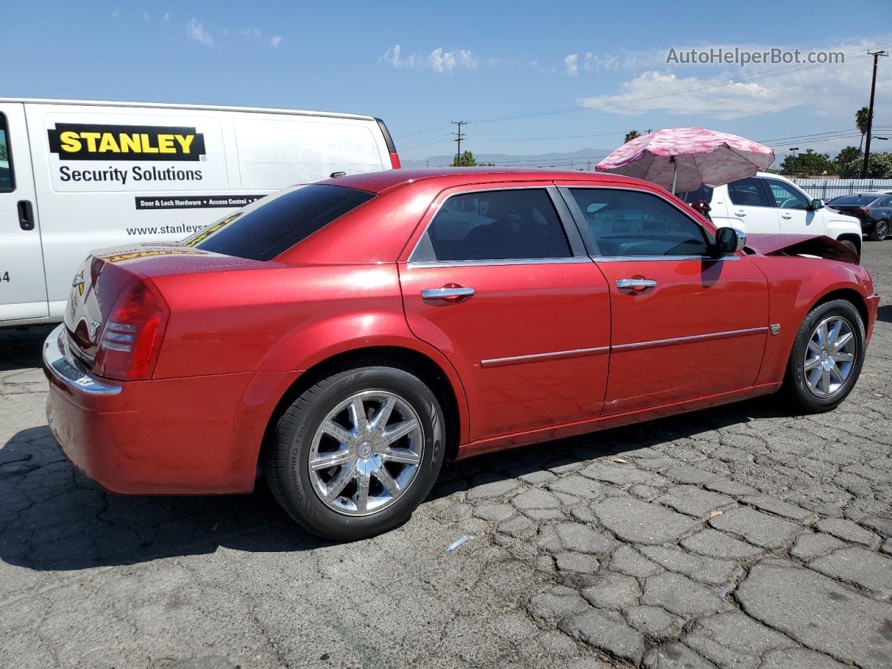 2007 Chrysler 300c  Red vin: 2C3KA63H87H884855