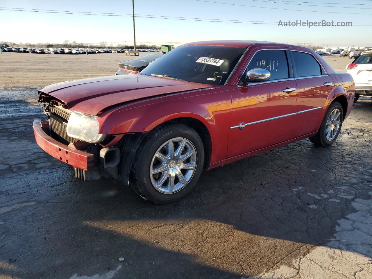 2007 Chrysler 300c  Red vin: 2C3KA63H97H795652