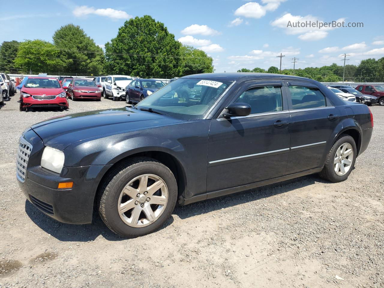 2007 Chrysler 300  Black vin: 2C3LA43R97H619489