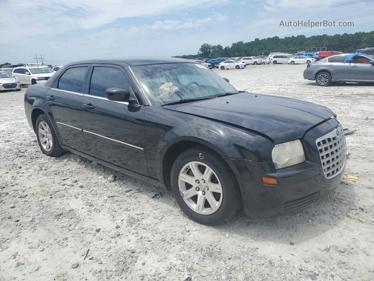 2007 Chrysler 300  Black vin: 2C3LA43R97H851977