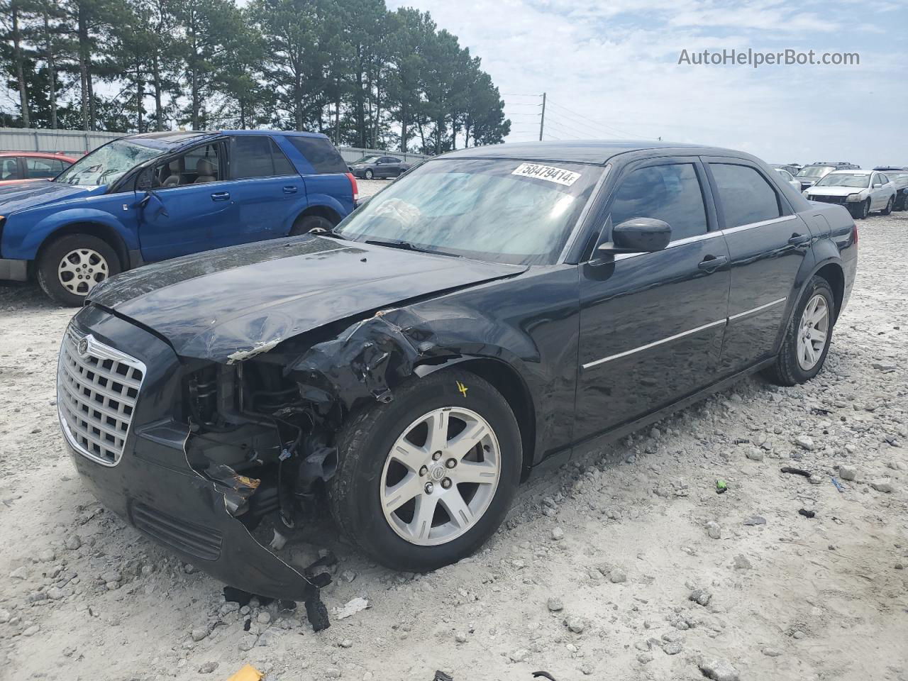 2007 Chrysler 300  Black vin: 2C3LA43R97H851977