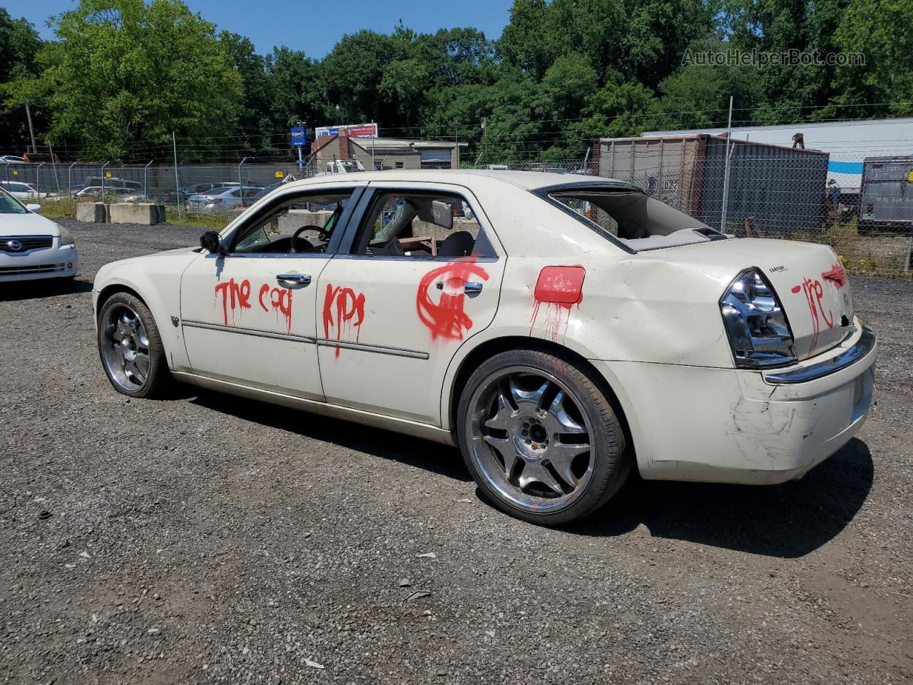 2007 Chrysler 300c  White vin: 2C3LA63H47H806383