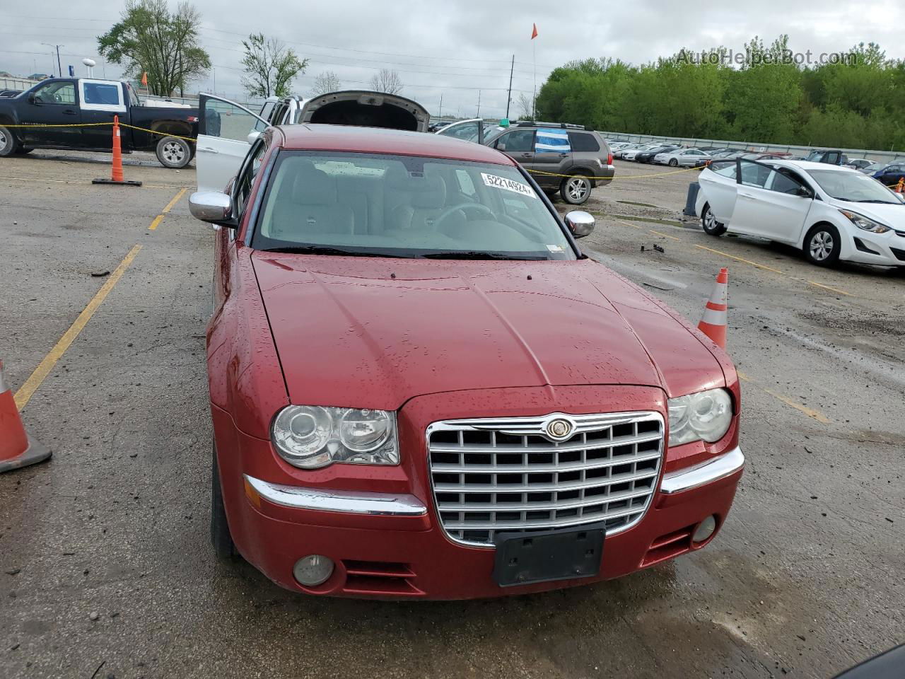 2007 Chrysler 300c  Red vin: 2C3LA63H57H784751