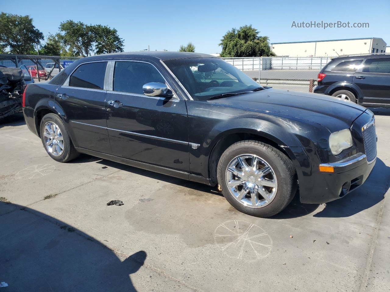 2007 Chrysler 300c  Черный vin: 2C3LA63HX7H741572