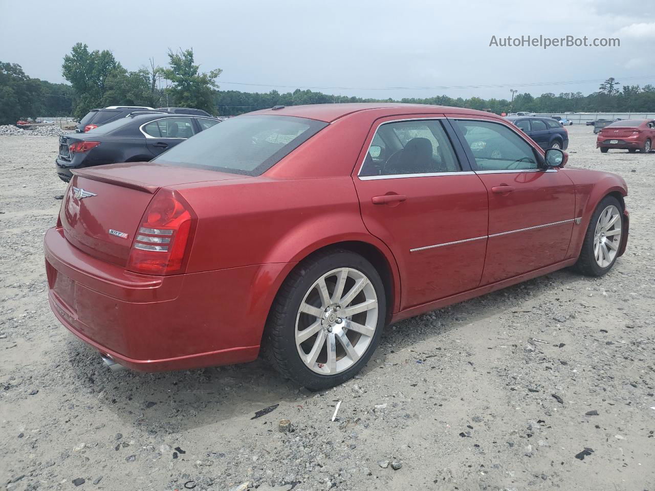 2007 Chrysler 300c Srt-8 Red vin: 2C3LA73W67H660315