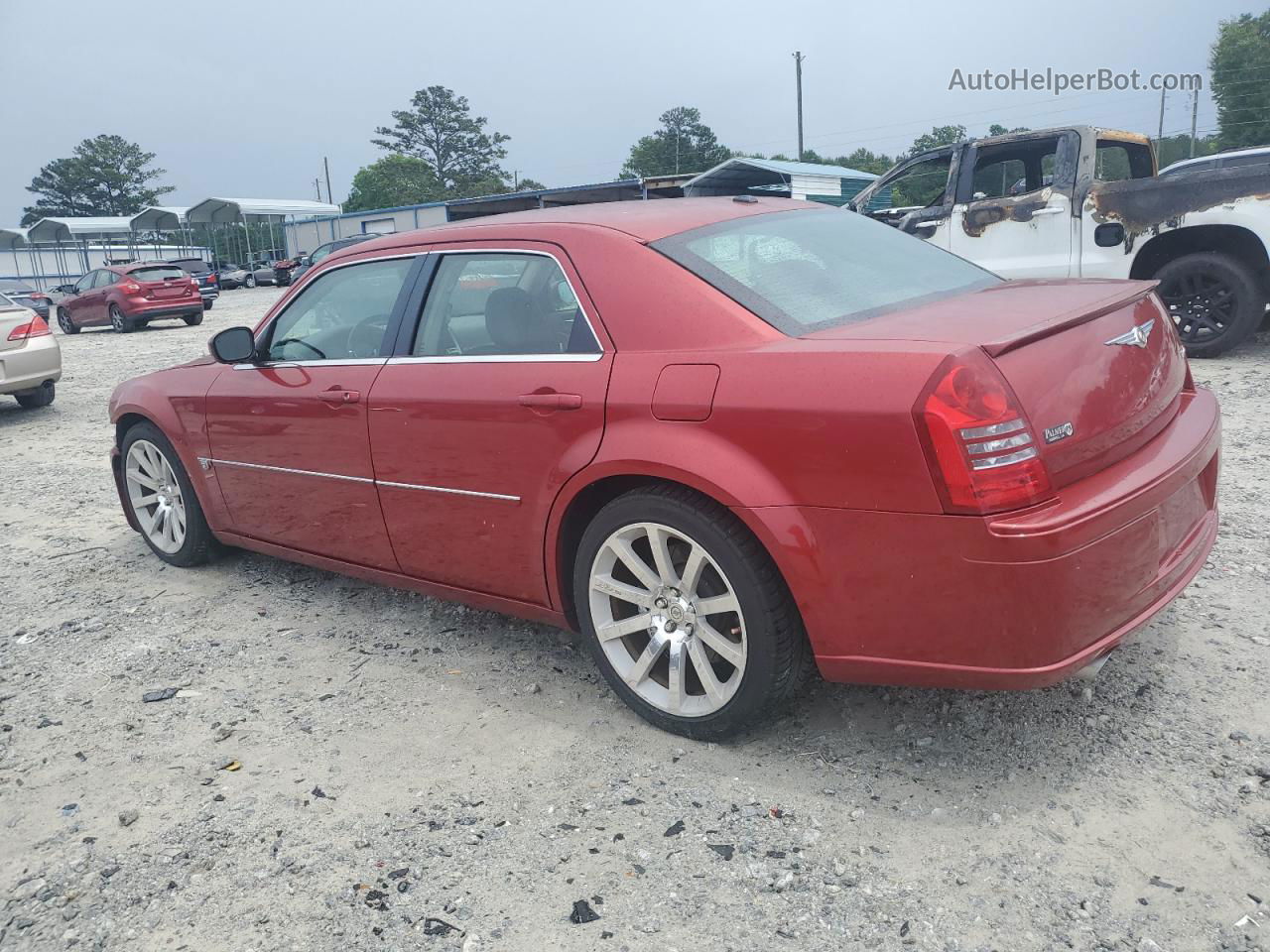 2007 Chrysler 300c Srt-8 Красный vin: 2C3LA73W67H660315