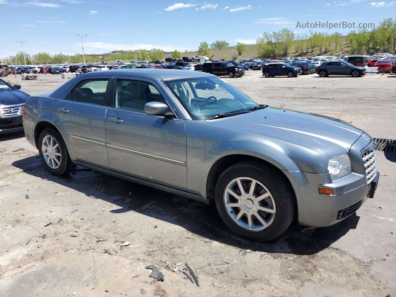 2007 Chrysler 300 Touring Синий vin: 2C3LK53G87H688045