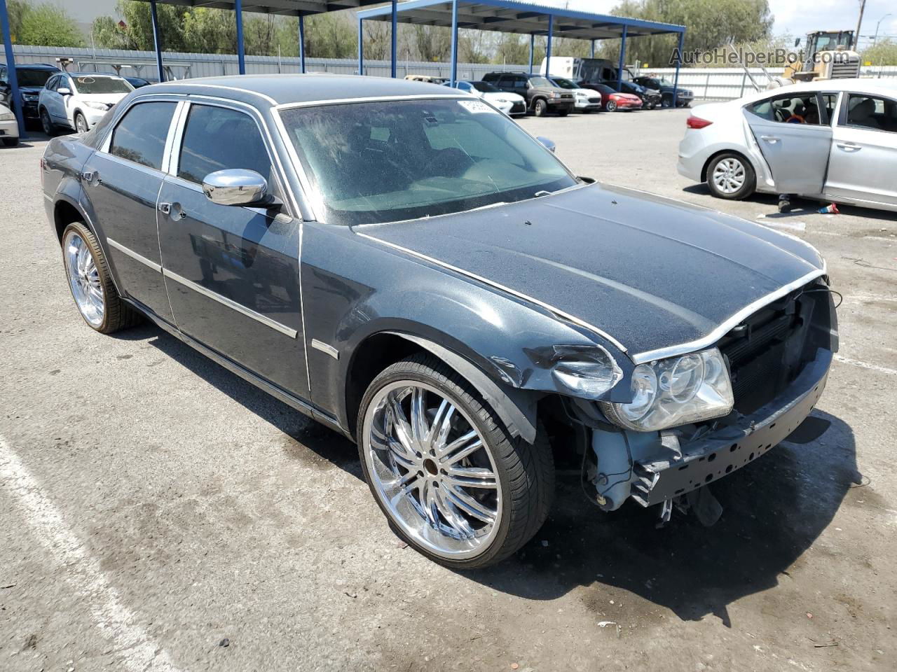 2007 Chrysler 300c  Gray vin: 2C3LK63H57H668494