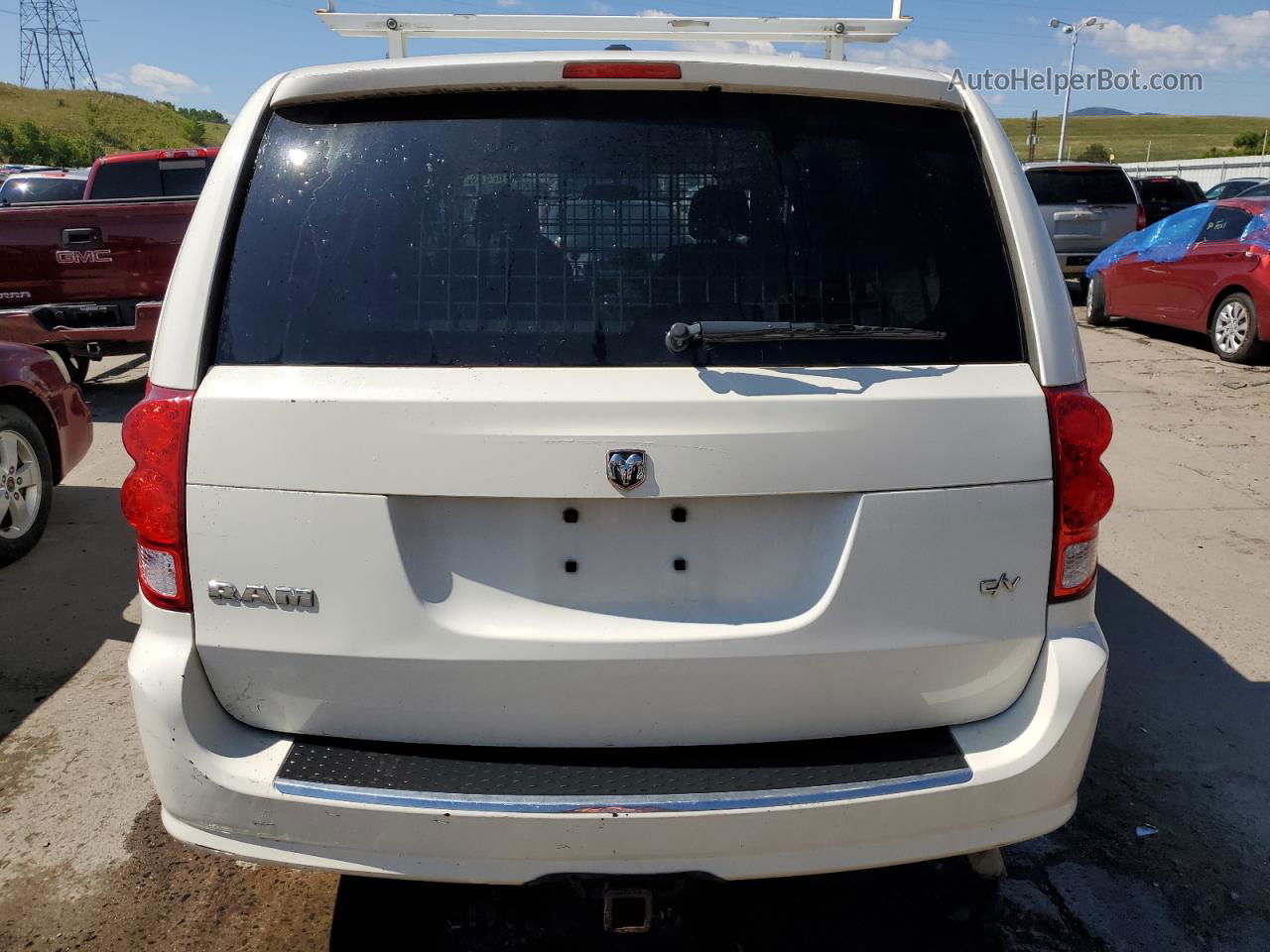 2012 Dodge Ram Van  White vin: 2C4JDGAG2CR367070