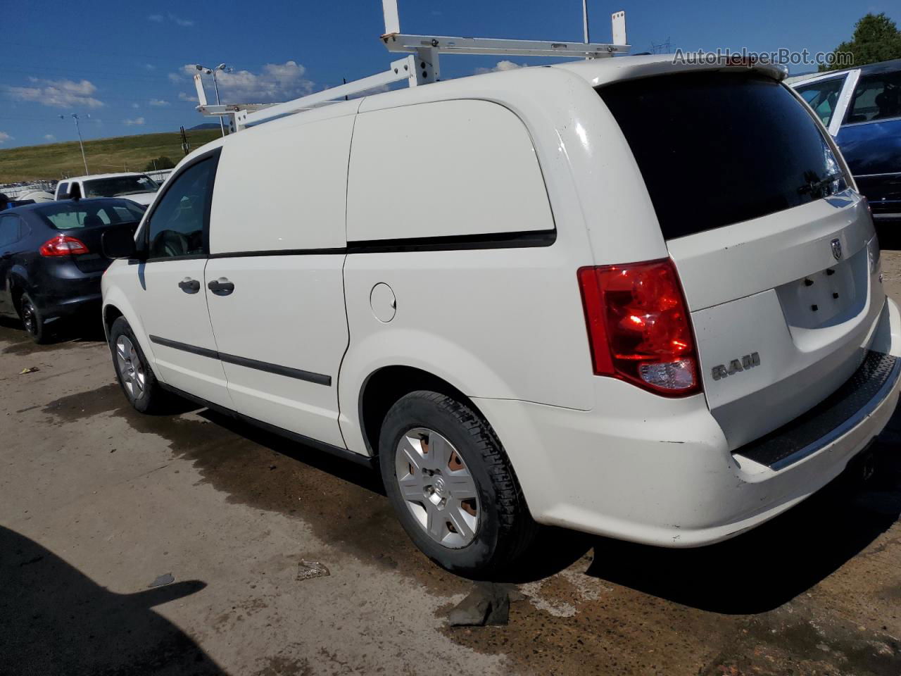 2012 Dodge Ram Van  White vin: 2C4JDGAG2CR367070