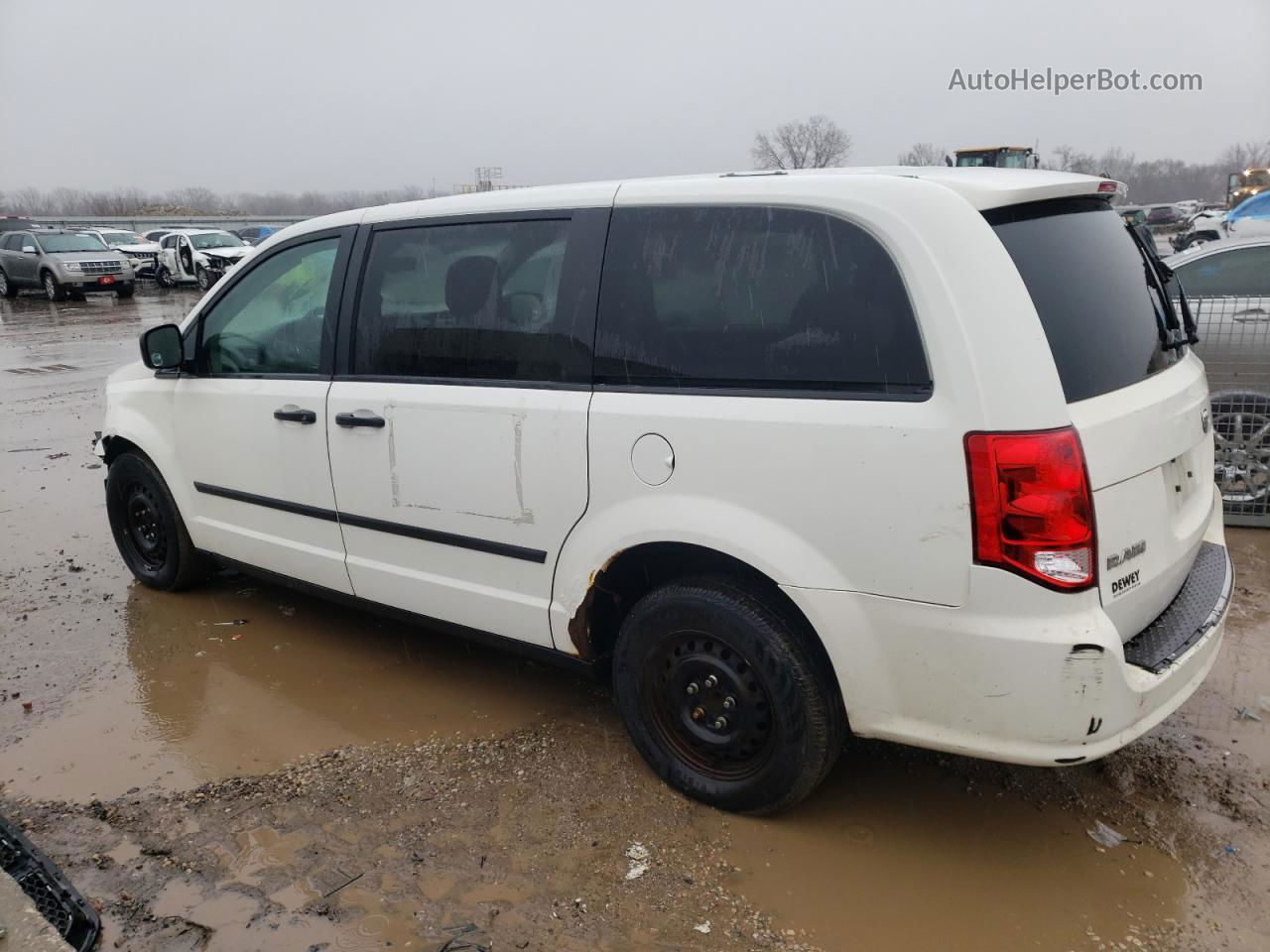 2012 Dodge Ram Van  Белый vin: 2C4JDGAG9CR359841