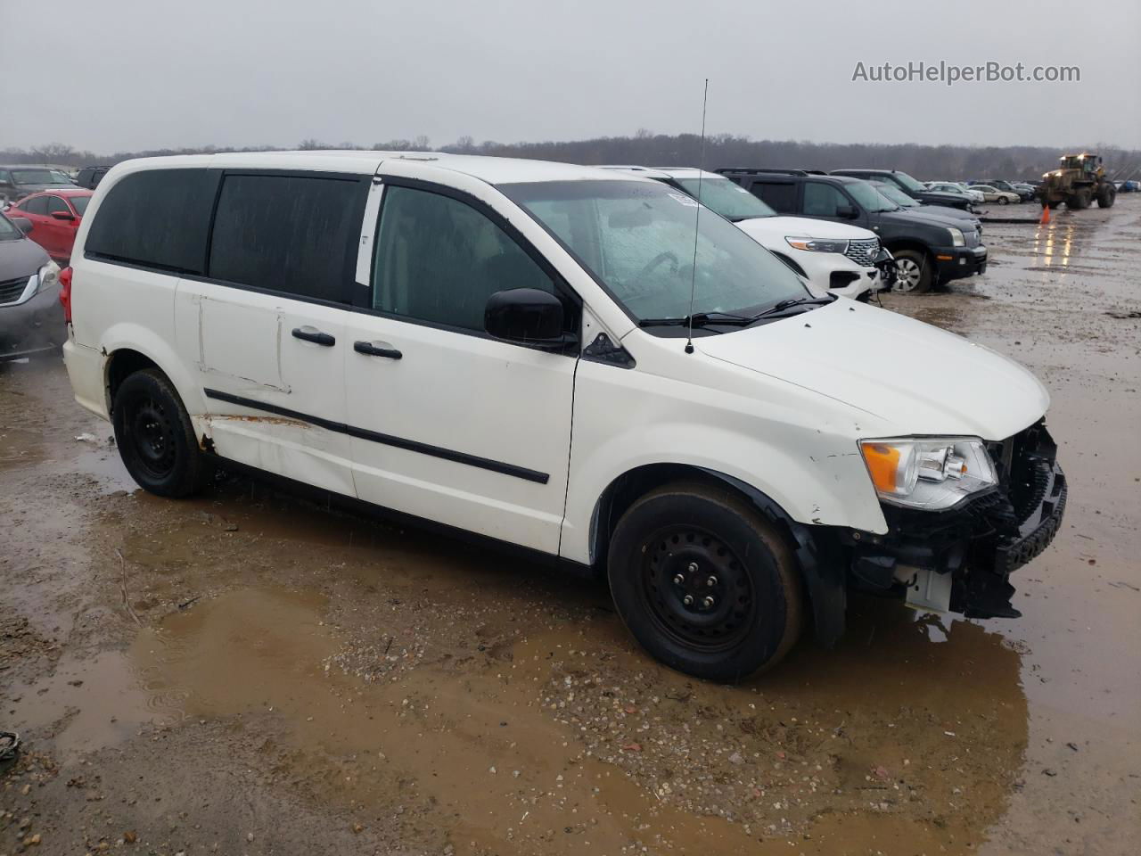 2012 Dodge Ram Van  Белый vin: 2C4JDGAG9CR359841