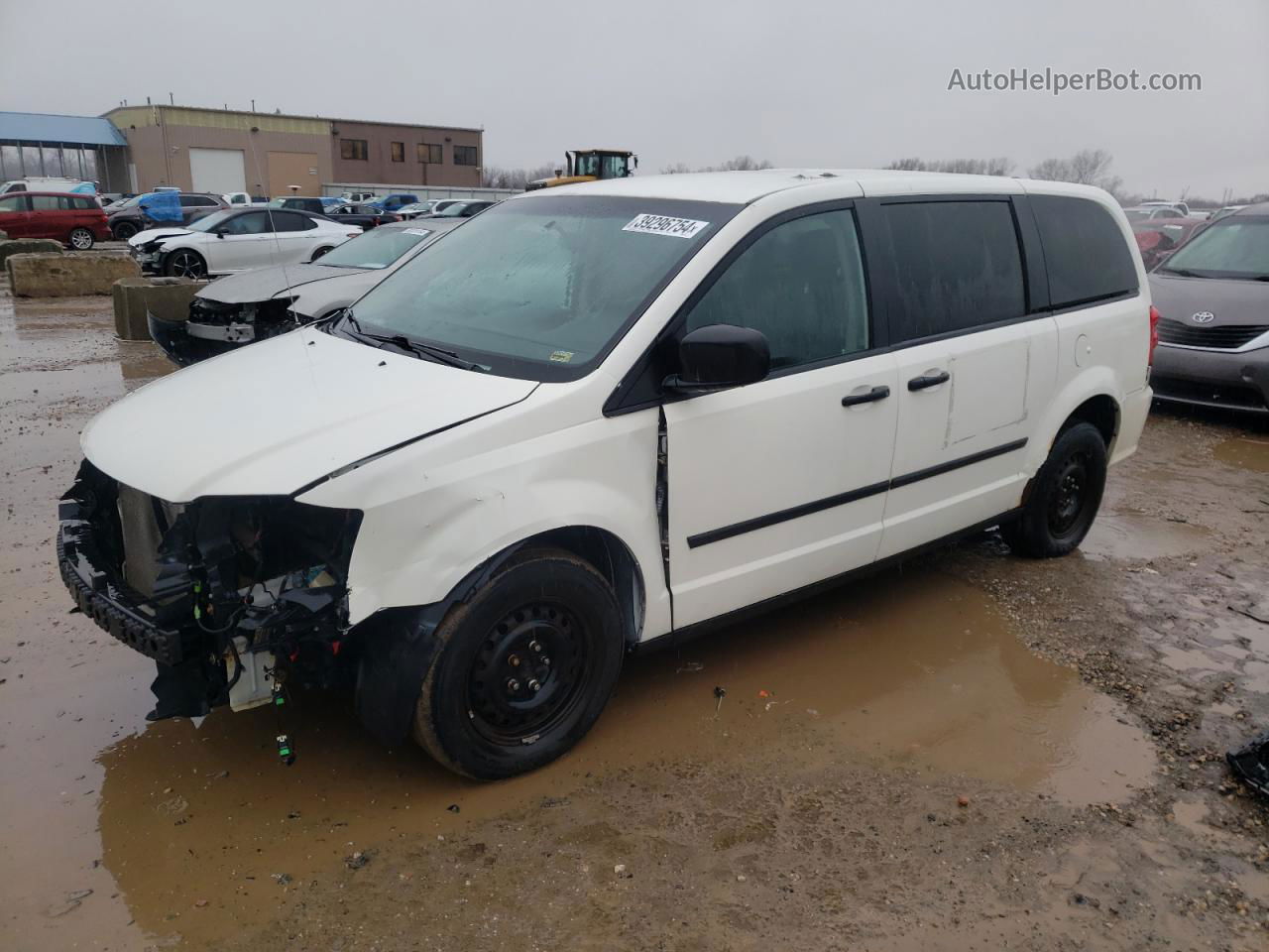 2012 Dodge Ram Van  White vin: 2C4JDGAG9CR359841