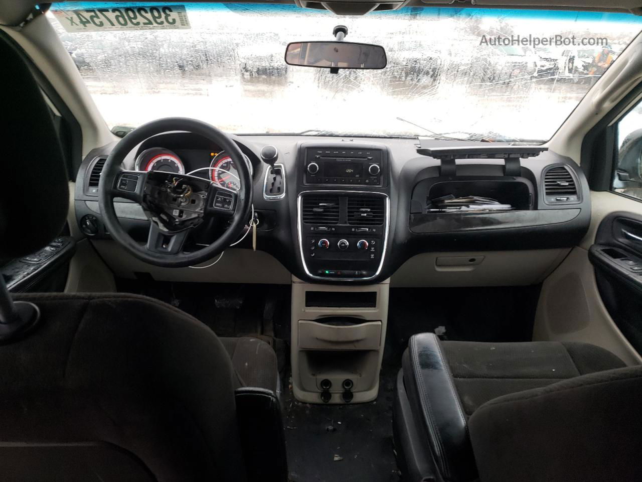 2012 Dodge Ram Van  Белый vin: 2C4JDGAG9CR359841