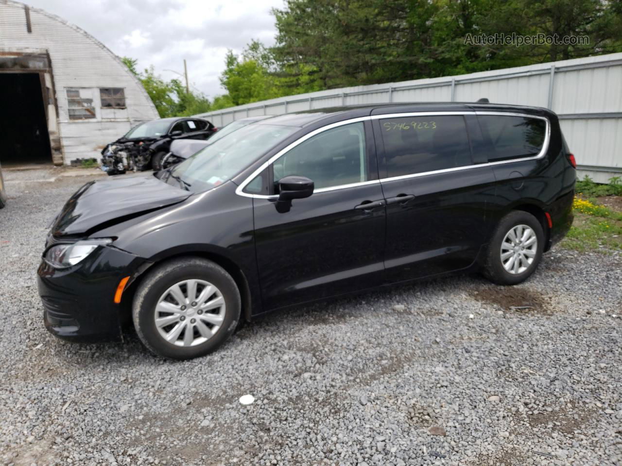 2020 Chrysler Voyager L Черный vin: 2C4RC1AG6LR146591