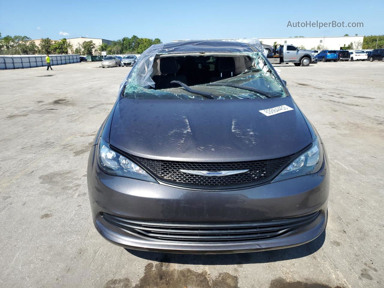 2020 Chrysler Voyager L Gray vin: 2C4RC1AG7LR178160